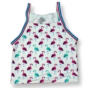 Hatley Fancy Flamingos Tankini Top Size 10